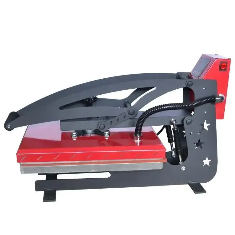 Commercial Printing Machine For Shirts - Ручной термопресс высокого давления, однопозиционный планшетный