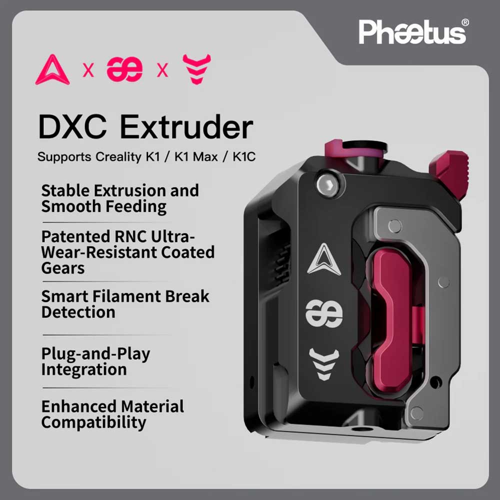 Экструдер Phaetus DXC V1.1 без – обзор и цена Creality Printer K1