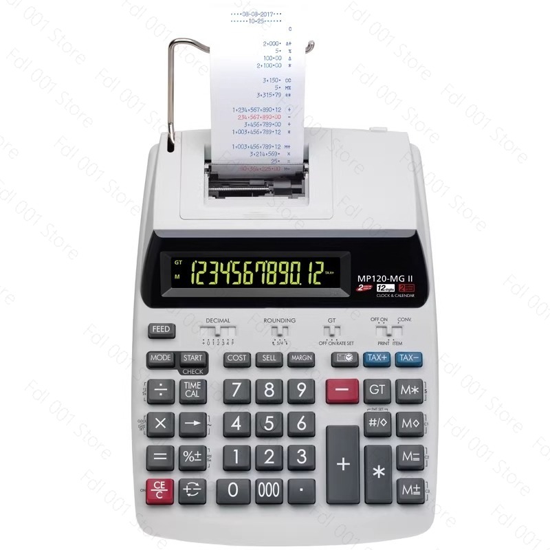 Калькулятор-принтер MP120-MG д – обзор и цена Commercial Printing Calculator