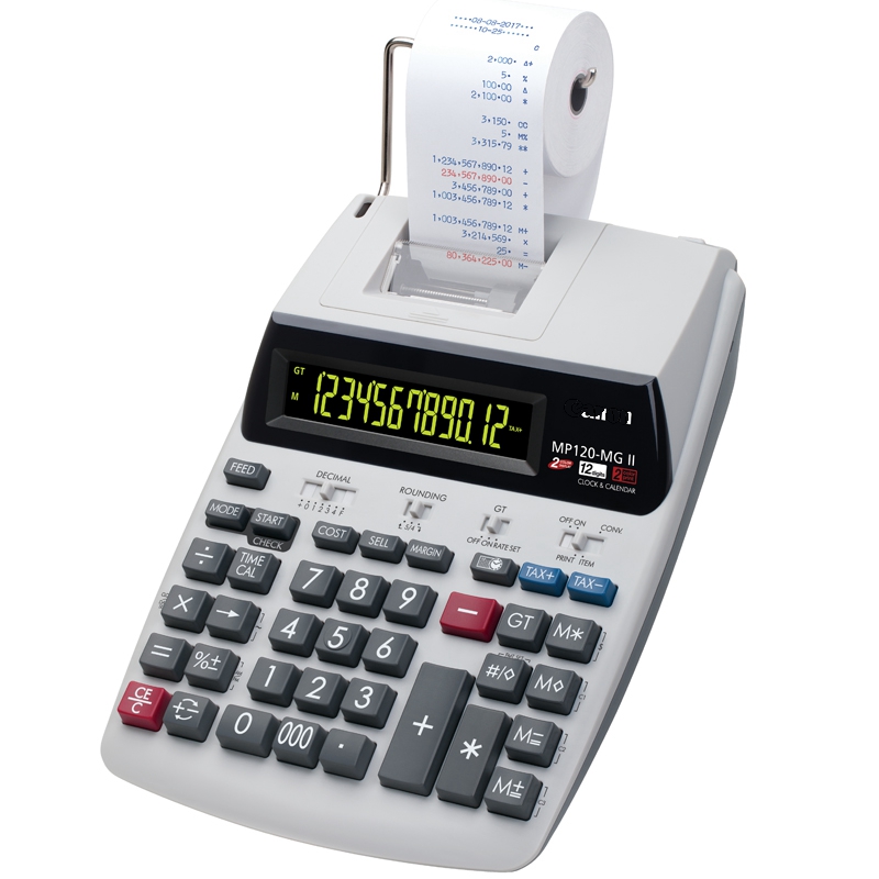 Калькулятор для бизнеса MP-120 – обзор и цена Commercial Printing Calculator