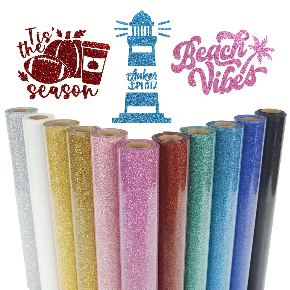 1 упаковка, рулон глиттерной т – обзор и цена Heat Transfer Vinyl Roll