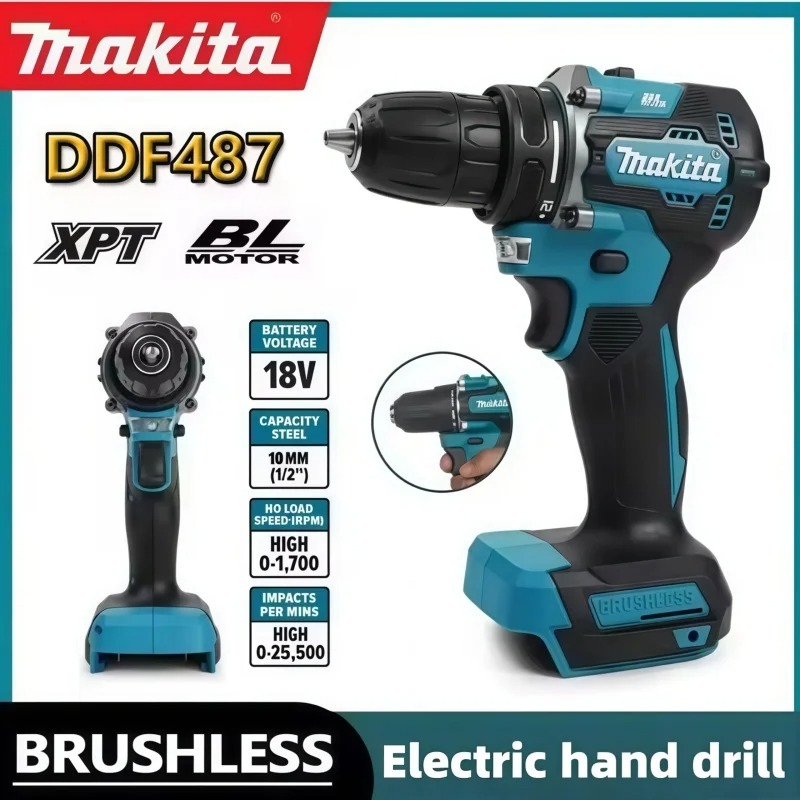Бесщеточная аккумуляторная дре – обзор и цена Makita Drill Ddf484